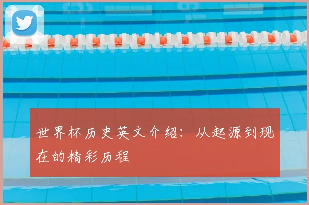 世界杯历史英文介绍：从起源到现在的精彩历程
